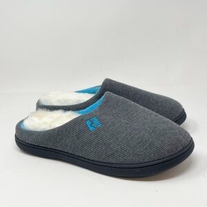 ROCKDOVE Men’s Original Slip On Memory Foam Slippers With Fur Inserts 9-10